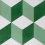 Baldosa hidr&aacute;ulica Cube Carodeco Emerald 7290-1-20x20x1,6