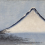 Papeles pintados panor&aacute;mico Fuji azul Etoffe.com x Agence Mus&eacute;es Nationaux Bleu 04-004012