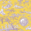 Papel pintado Chasse de Diane Charles Burger Jaune/Lilas PP2427009