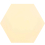 Baldosa hidr&aacute;ulica Uni Hexagone Carodeco Carodeco Ivoire hexagone-18-20x17,4
