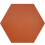 Baldosa hidr&aacute;ulica Uni Hexagone Carodeco Carodeco Cerise hexagone-40-20x17,4