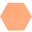 Baldosa hidr&aacute;ulica Uni Hexagone Carodeco Carodeco Saumon hexagone-50-20x17,4
