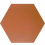 Baldosa hidr&aacute;ulica Uni Hexagone Carodeco Carodeco Sienne hexagone-73-20x17,4