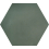 Baldosa hidr&aacute;ulica Uni Hexagone Carodeco Carodeco Vert de Gris hexagone-3015-20x17,4