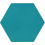 Baldosa hidr&aacute;ulica Uni Hexagone Carodeco Carodeco Ocean hexagone-4025-20x17,4