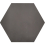 Baldosa hidr&aacute;ulica Uni Hexagone Carodeco Carodeco Poivre hexagone-17-20x17,4