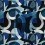 Papeles pintados panor&aacute;mico Labyrinthine Mindthegap Indigo/White WP20511