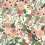 Papel pintado adh&eacute;sif Garden Party Rifle Paper Co. Burgundy Multi PSW1203RL