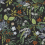 Papel pintado adh&eacute;sif Juniper Forest Rifle Paper Co. Black PSW1198RL