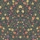 Papel pintado Court Embroidery Cole and Son Marigold/Tangerine/Red 118/13031