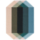 Alfombras Diamond Nude Petrol Gan Rugs Nude-Petrol 166936