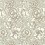 Papel pintado Poppy Morris and Co Cream/Chocolate DBPW216957