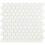 Mosaico Circle Vidrepur White Matt 6106C