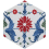 Baldosa Flower Le Nid Multi flower-multi-20X20X1.9 25pcs