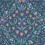 Papel pintado Tudor Garden Cole and Son Fuchsia/Cerulean 118/2004