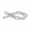 Alzapa&ntilde;os boucles Fleurs de lino Houl&egrave;s Ivoire 35836-9020