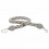 Alzapa&ntilde;os c&acirc;bl&eacute;e Les Marquises Houl&egrave;s Argent 35610-9900