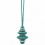 Gland de clef  Onyx Houl&egrave;s Turquoise 35084-9740