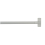 Tringle Bastide kit corner pour &oelig;illets Houl&egrave;s Blanc cassé T0934-61