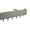Tringle Cosmo Aluminium Droit kit pose plafond Houl&egrave;s Titane Brossé Mat T5006-159