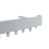 Tringle Cosmo Aluminium Droit kit pose plafond Houl&egrave;s Laqué Blanc T5005-156
