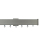 Tringle Cosmo Aluminium Droit kit pose mur Houl&egrave;s Titane Brossé Mat T0219-159