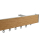 Tringle Cosmo Bois kit pose plafond Houl&egrave;s Nickel Brossé Mat & Chêne Naturel T5003-5701