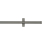 Tringle Bastide kit pose mur pour &oelig;illets Houl&egrave;s Gris Fume T0928-63