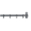 Tringle Bastide kit corner avec anneaux Houl&egrave;s Gris acier T0915-62