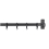 Tringle Bastide kit corner avec anneaux Houl&egrave;s Bronze T0915-64