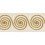 Ribetes jacquard Calyx 70 mm Houl&egrave;s Doré 32205-9100