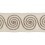 Ribetes jacquard Calyx 70 mm Houl&egrave;s Taupe 32205-9910