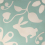 Baldosa hidr&aacute;ulica Pip Rabbit Pip Studio Fresco Green PIP6687/RABBIT/2020x1.2