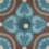 Baldosa hidr&aacute;ulica Pearl Heart Pip Studio Linnen, Mokka, Sand, Slate Blue, Steel Blue, French Blue PIP5885/PEARLHEART/2020x1.2