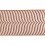 Ribetes jacquard Calliope 98 mm Houl&egrave;s Teracotta 32186-9300