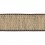 Ribetes raffia Leandro 60 mm Houl&egrave;s Chocolat 32204-9900