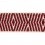 Ribetes jacquard Themis 76 mm Houl&egrave;s Espelette 32178-9500