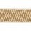 Ribetes jacquard Themis 76 mm Houl&egrave;s Moutarde 32178-9100