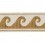 Ribetes jacquard Olympia 73 mm Houl&egrave;s Miel 32203-9100