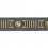 Ribetes brod&eacute; Isadore 45 mm Houl&egrave;s Doré/Anthracite 32198-9600