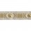 Ribetes brod&eacute; Isadore 45 mm Houl&egrave;s Doré/Beige 32198-9820