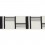 Ribetes brod&eacute; Minos 55 mm Houl&egrave;s Noir/blanc 32195-9900