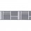 Ribetes brod&eacute; Minos 55 mm Houl&egrave;s Anthracite 32195-9910