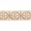 Ribetes brod&eacute; Delphine 55 mm Houl&egrave;s Doré 32200-9100