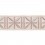 Ribetes brod&eacute; Delphine 55 mm Houl&egrave;s Saumon 32200-9400