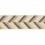 Ribetes brod&eacute; Thalia 55 mm Houl&egrave;s Taupe 32193-9910