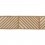 Ribetes brod&eacute; Hera 53 mm Houl&egrave;s Brun 32196-9100