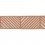Ribetes brod&eacute; Hera 53 mm Houl&egrave;s Rouge 32196-9300