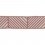 Ribetes brod&eacute; Hera 53 mm Houl&egrave;s Magenta 32196-9400