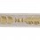 Ribetes brod&eacute; Diana 54 mm Houl&egrave;s Doré/Beige 32199-9820